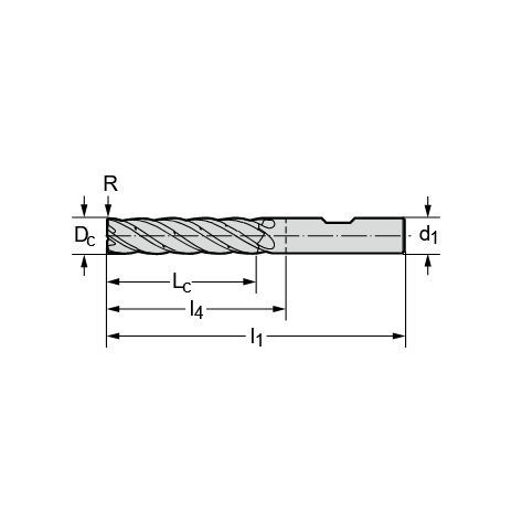 VHM-Fräser - MD133 - Walter Tools - Eck