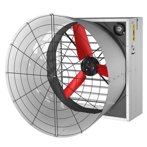 Axialventilator - Multifan 140 - Vostermans Ventilation - Ablauf / Luftumwälz / galvanisiertem Stahl