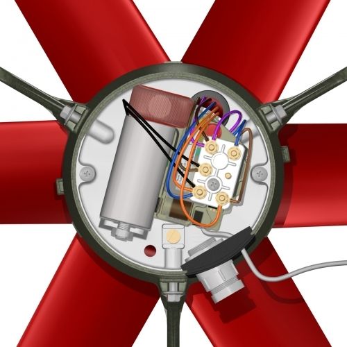 Drehzahlregler für Ventilatoren - Trinc 1 / Trinc-2 - Vostermans Ventilation - eingebaut / Geschwindigkeitsregler