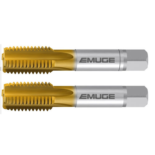 Monoblock-Gewindebohrer - WM-set-2S(Nr.1,F)-TIN - EMUGE-FRANKEN - HSS-E / für Stahl / für Gusseisen