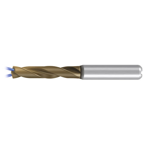 Vollmetall-Bohrer - VHM-EF-Drill-VA-DIN 6537K-HA-IK-2FF-ALCR-89 - EMUGE-FRANKEN - für Gusseisen / für Stahl / für Titanlegierung