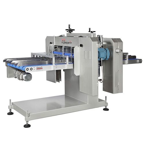 Automatische Brotschneidemaschine für die Industrie - Mod. 10.000 - Gasparin S.r.l. Brevetti - mit durchlaufendem Bandmesser / horizontal