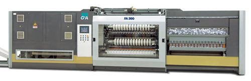 Automatischer Rollenschneider - 1 000 - 2 100 mm, max. ø 300 mm | FA 300 - Ghezzi & Annoni - für Papier / für Kunststofffolien / für Klebeband