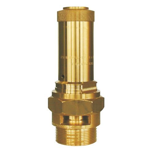 Messing-Sicherheitsventil - 06205 - HEROSE - für Luft / für Gas / PTFE
