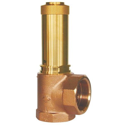 Sicherheitsventil für Luft - 06380 - HEROSE - für Gas / Bronze / FPM
