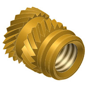 Gewindeeinsatz - 6030  - PSM International - Messing / rund / für Thermoplaste