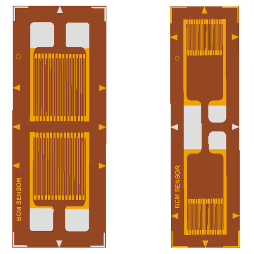 Widerstand-Dehnungsmessstreifen - GB series - BCM SENSOR TECHNOLOGIES bv - rechteckig / für Beanspruchungs - Analyse / Halbbrücken