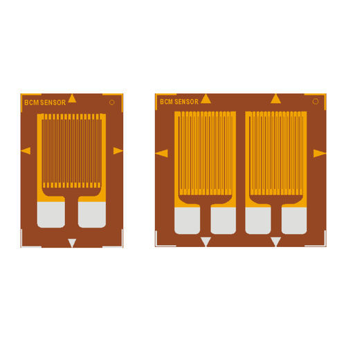 Widerstand-Dehnungsmessstreifen - BCM SENSOR TECHNOLOGIES bv - linear / mit Einfachraster / 2-achsig