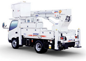 LKW-montierte Teleskoparbeitsbühne - SN15B - Aichi Corporation - elektrisch