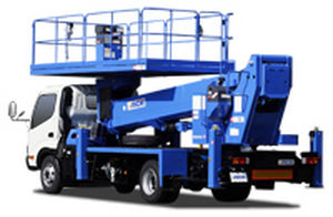 LKW-montierte Teleskoparbeitsbühne - TZ20BFS - Aichi Corporation - hydraulisch