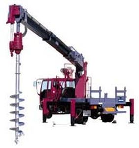 Multifunktions-Bohrgerät - D70A - Aichi Corporation - LKW-montiert / drehbar / hydraulisch