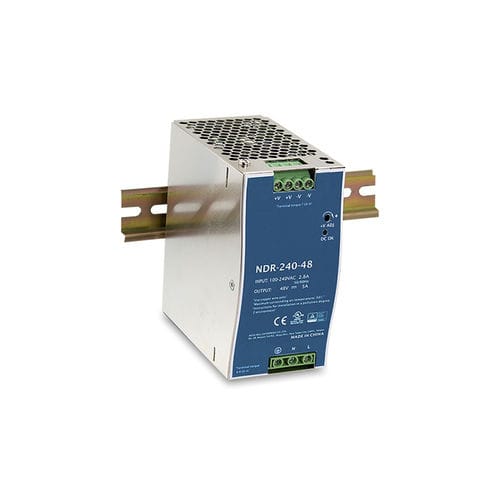 Stromversorgung für DIN-Schiene - NDR-240 series - Lantech Communications Europe GmbH - AC/DC / mit Überlastschutz / mit Kurzschluss-Schutz