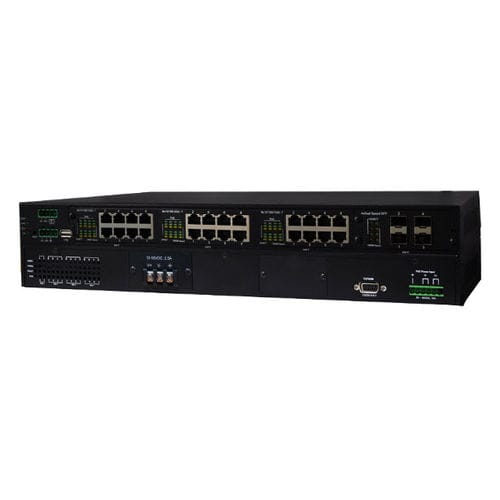Ethernet-Switch / managed - IPGS-5424-PT series - Lantech Communications Europe GmbH - 28 Ports / auf einem Gestell montiert / Einbau
