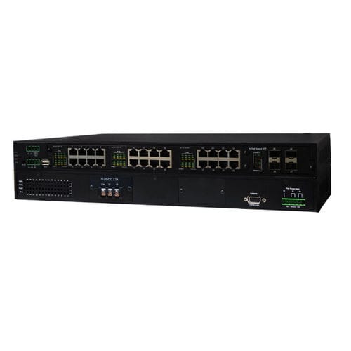 Ethernet-Switch / managed - IES-3424DSFP-2P series - Lantech Communications Europe GmbH - 28 Ports / Gigabit / Netzwerkschicht 2
