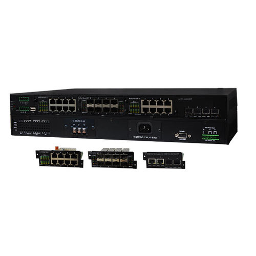 Ethernet-Switch / managed - IPGS-6300-2P series - Lantech Communications Europe GmbH - 24 Ports / Gigabit / Netzwerkschicht 2