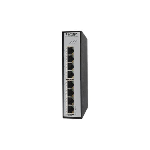 Ethernet-Switch / unmanaged - IES-0008B series - Lantech Communications Europe GmbH - 8 Ports / 10/100BaseT(X) / drahtlos
