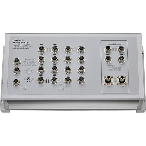 Ethernet-Switch / managed - TPES-R6616XFT series - Lantech Communications Europe GmbH - 16 Ports / Netzwerkschicht 2 / Netzwerkschicht 3