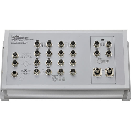 Smarter Ethernet-Switch - TPGS-R5616MGFT series - Lantech Communications Europe GmbH - 22 Ports / mit Gehäuse / wandmontiert