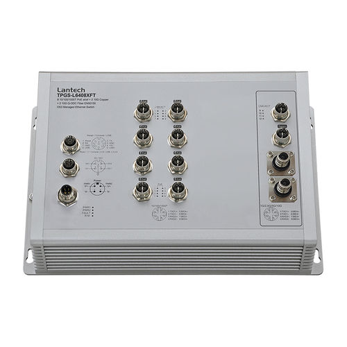 Ethernet-Switch / managed - TPGS-L6408XFT series - Lantech Communications Europe GmbH - 12 Ports / Netzwerkschicht 2 / Netzwerkschicht 3
