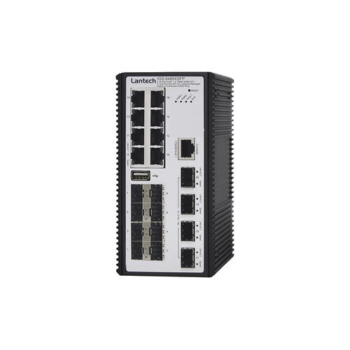 Ethernet-Switch / managed - IGS-6488XSFP series - Lantech Communications Europe GmbH - 20 Ports / Gigabit / für DIN-Schiene