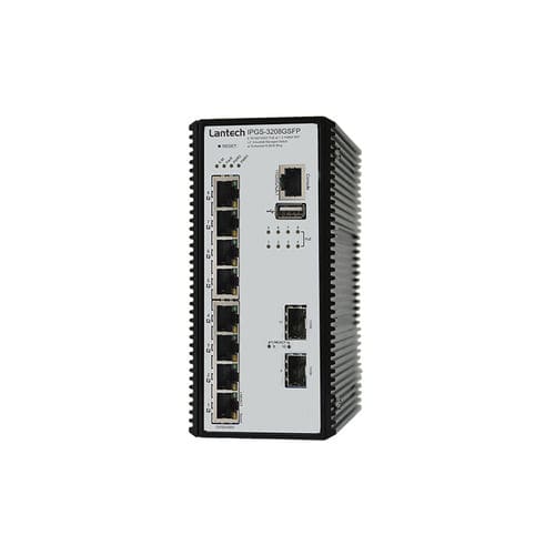 Ethernet-Switch / managed - IPGS-3208GSFP series - Lantech Communications Europe GmbH - 10 Ports / Gigabit / Netzwerkschicht 2