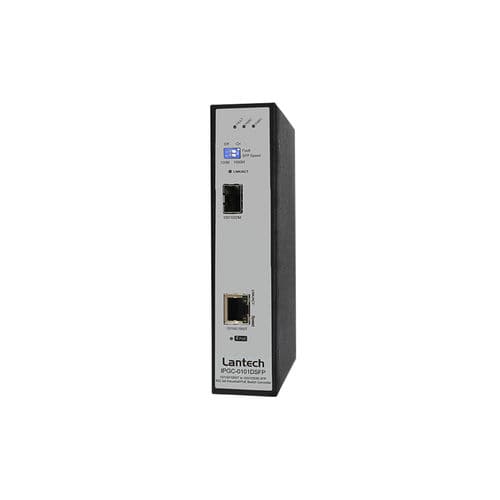 Smarter Umschalter/Stromrichter - IPGC-0101DSFP series - Lantech Communications Europe GmbH - 2 Ports / Ethernet / für DIN-Schiene