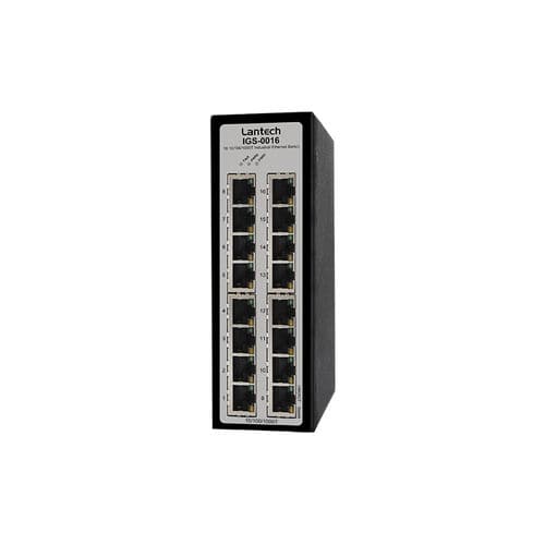 Ethernet-Switch / unmanaged - IGS-0016 series - Lantech Communications Europe GmbH - 16 Ports / 10/100BaseT(X) / drahtlos