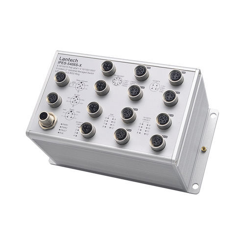 Ethernet-Switch / managed - I(P)ES-5408S series - Lantech Communications Europe GmbH - 10 Ports / PoE / kompakt