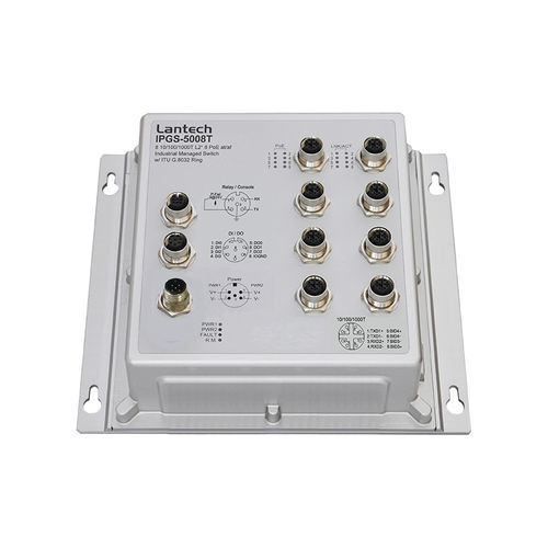 Ethernet-Switch / managed - I(P)GS-5008T series - Lantech Communications Europe GmbH - 8 Ports / PoE / EN50155