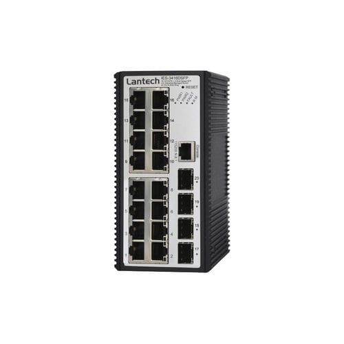 Ethernet-Switch / managed - IES-3416DSFP series - Lantech Communications Europe GmbH - 20 Ports / Gigabit / Netzwerkschicht 2