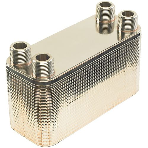 Plattenwärmetauscher - ABX - S. A. Armstrong Limited - flüssig/flüssig / Titan / Nickel