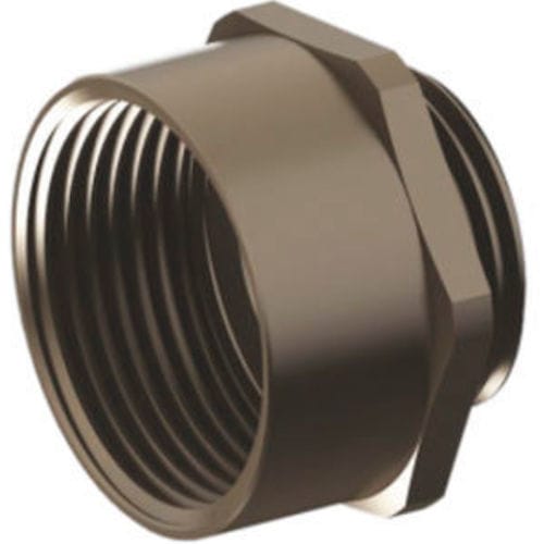 Gewindeadapter - M12EM16 - ORTAC - Gewindeschneid / für Kabel / vernickeltes Messing