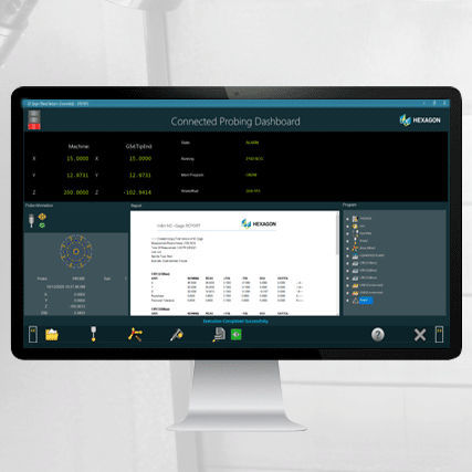 Messsoftware - m&h NC Gage - HEXAGON MANUFACTURING INTELLIGENCE - embedded / Prozess / Windows