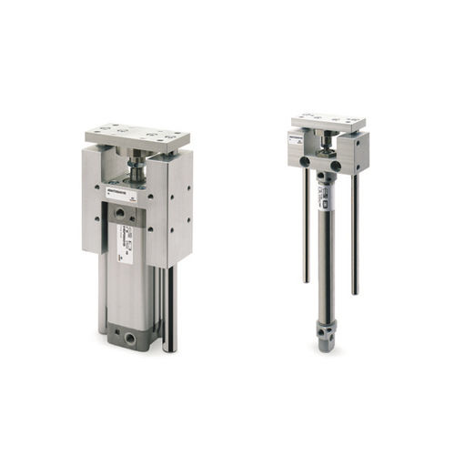Linearführungseinheit für Zylinder - 45 series - CAMOZZI AUTOMATION - Gleitläufer / Schienen / Aluminium