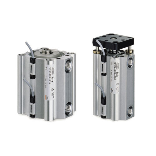 Kurzhubzylinder - QP, QPR series - CAMOZZI AUTOMATION - pneumatisch / mit Magnetkolben / doppeltwirkend
