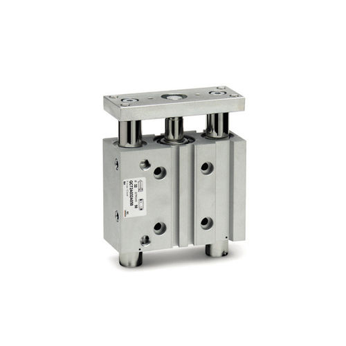 Zylinder mit integrierter Führung - QCT, QCB series - CAMOZZI AUTOMATION - pneumatisch / mit Magnetkolben / doppeltwirkend