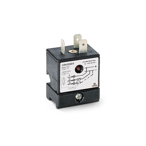 Näherungsschalter für Pneumatikzylinder - CSN series - CAMOZZI AUTOMATION - Reed / rechteckig / Kunststoff