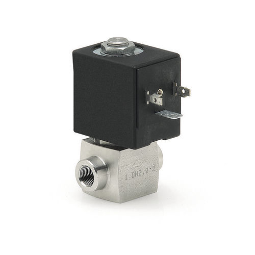 Edelstahl-Magnetventil - CFB series - CAMOZZI AUTOMATION - direktwirkend / 3-Wege / NC
