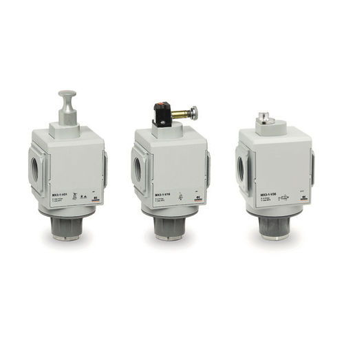Pneumatik-Wegeventil / Schieber - MX series - CAMOZZI AUTOMATION - pneumatisch gesteuert / mit elektrischer Bedienung / mit manueller Bedienung