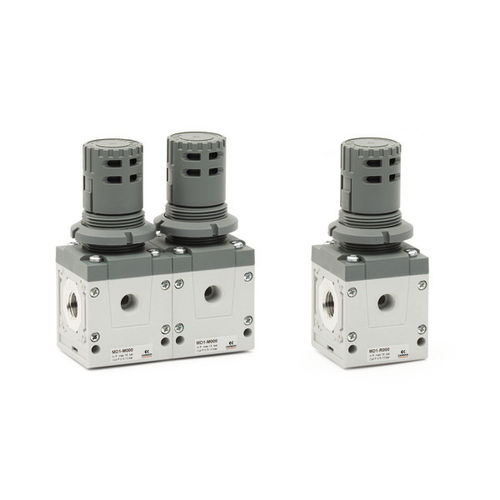 Druckluftregler - MD series - CAMOZZI AUTOMATION - Membran / einstufig / Polyamid