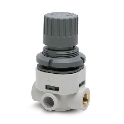 Miniaturdruckregler - T series - CAMOZZI AUTOMATION - für Wasser / für Luft / Kolben