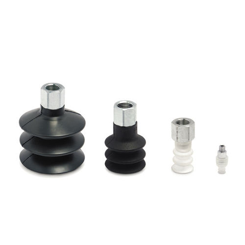 Balg-Saugnapf - VTCN series - CAMOZZI AUTOMATION - rund / für Materialumschlag / Gummi