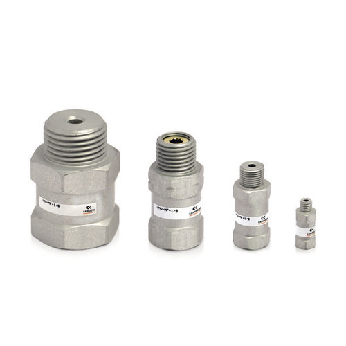 Kugelrückschlagventil - VNV series - CAMOZZI AUTOMATION - außen/innen / Absperr / Aluminium