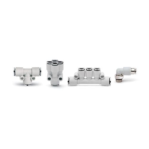 Technopolymer-Anschluss - 7000 series - CAMOZZI AUTOMATION - für Druckluft / Einschraub / Schnell