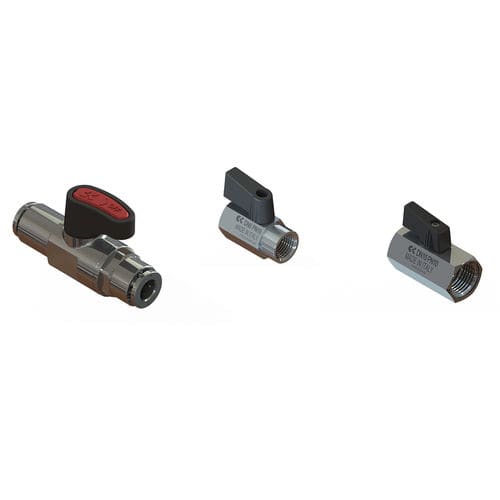 Kugelventil - 29 series - CAMOZZI AUTOMATION - manuell / für Wasser / für Öl