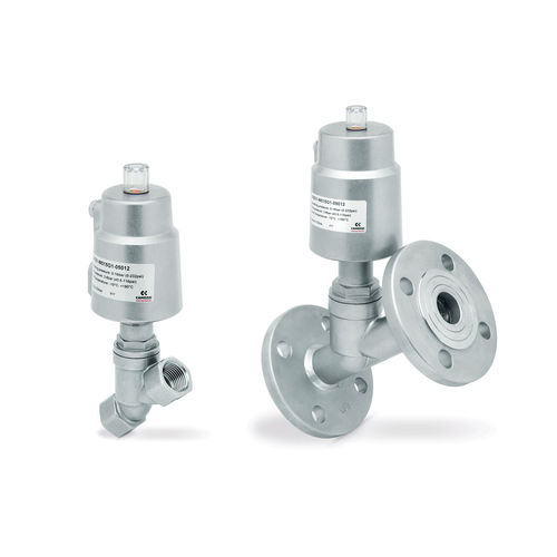 Schrägsitzventil - ASX series - CAMOZZI AUTOMATION - Kolben / pneumatisch / Steuerung