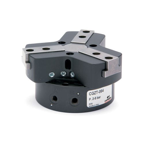 Pneumatikgreifer - CGZT series - CAMOZZI AUTOMATION - zentrisch / 3 Backen / für Materialumschlag