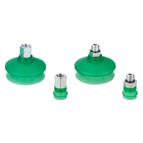 Balg-Saugnapf - VPCL series - CAMOZZI AUTOMATION - Gummi / für Materialumschlag