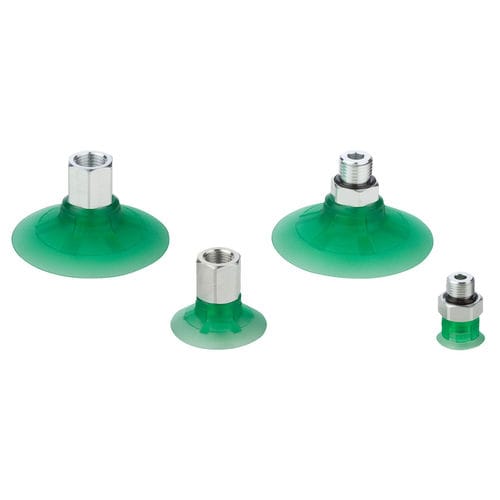 Flacher Saugnapf - VPCF series - CAMOZZI AUTOMATION - Gummi / für Materialumschlag