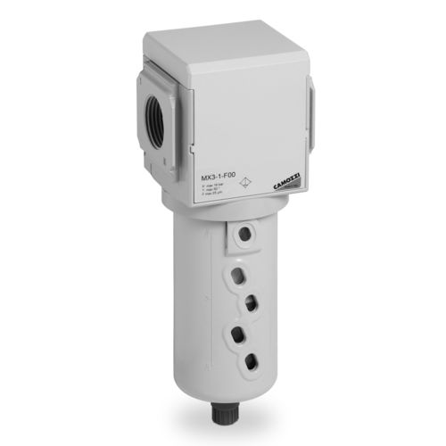 Druckluftfilter - MX series - CAMOZZI AUTOMATION - Patronen / Aluminium / mit Bajonettanschluss